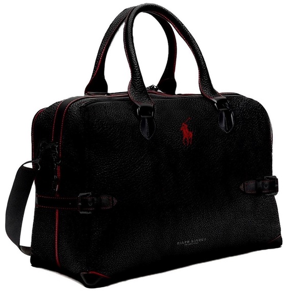 Ralph Lauren Other - Ralph Lauren Black Leather Travel bag
